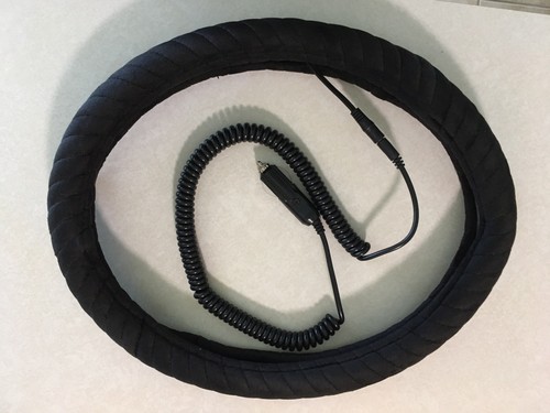 Heated steering wheel cover - wheel,