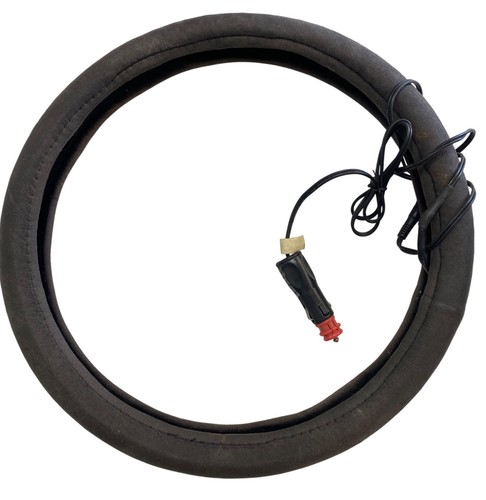 Heated steering wheel cover - heated,