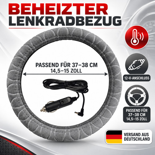 12v heated steering wheel - heated,