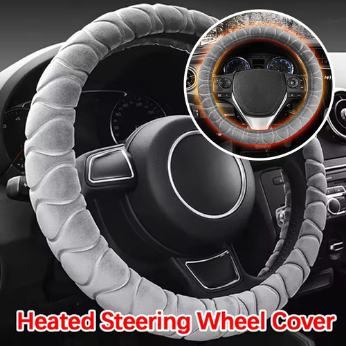 Plush car heated steering - car,