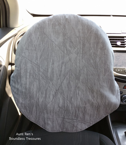 Grey cracked ice steering - grey,