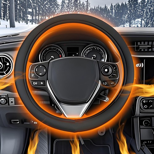 Auto heated steering wheel - heated,