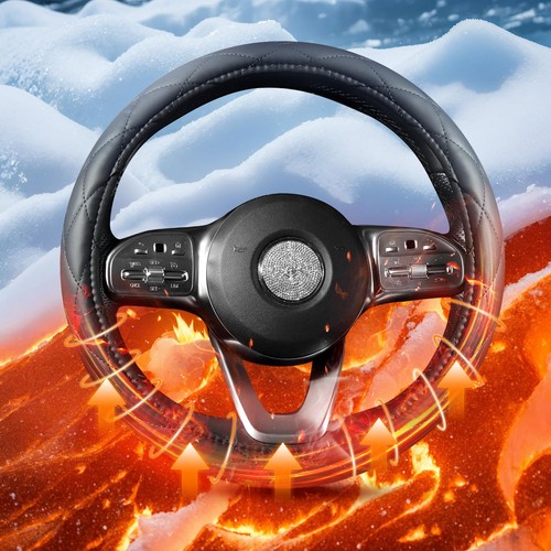 Heated steering wheel cover - steering,