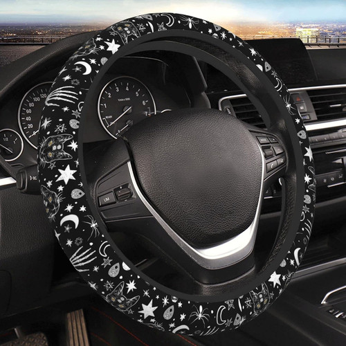 Skeleton cat steering wheel - skeleton,