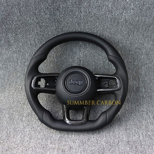 Full leather steering wheel - steering,