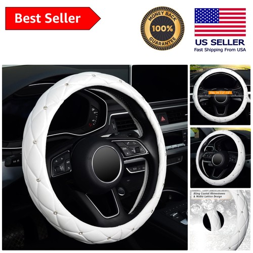 Diamond faux leather steering - diamond,