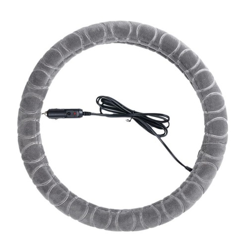 Heated steering wheel cover - heated,