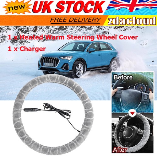 Heated steering wheel cover - steering,