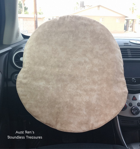 Sandy brown steering wheel - sandy,