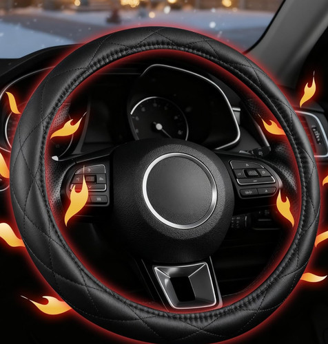 Heated steering wheel - heated,