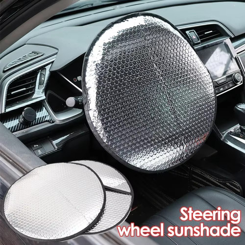 Car steering wheel sun shade - wheel,