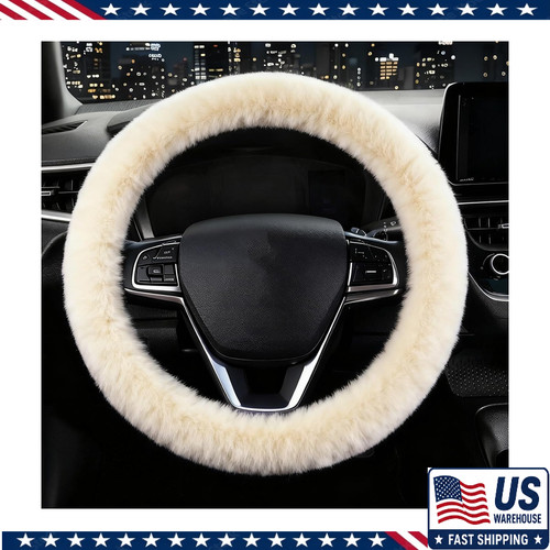 Furry steering wheel cover - steering,