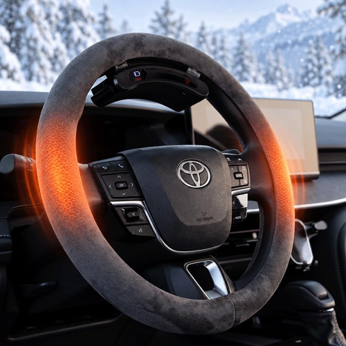 Heated steering wheel cover - steering,