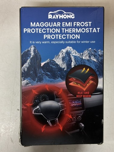 Heated steering wheel cover - heated,